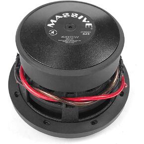 Massive Audio SUMMO64XL - 6.5 Inch Car Audio Subwoofer, High Performance Subwoofer for Cars, Trucks, Jeeps - 6.5" Subwoofer 150 Watt RMS, 300w MAX Dual 4 Ohm, 1.5 Inch Voice Coil. Sold Individually