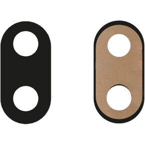 2X Back Rear Camera Glass Lens Cover Replacement Compatible with Google Pixel 6a 5G (Black)