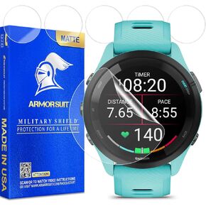 ArmorSuit 6 Pack for Garmin Forerunner 265 (46mm) Anti-Glare Screen Protector MilitaryShield Matte Film - Made in USA [NOT for Garmin Forerunner 265s]