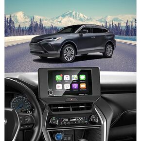 for 2023 2024 Toyota Venza LE 8 Inch Tempered Glass Screen Protector HD 9H Hardness Anti-Fingerprint Anti-Scratch and Anti-Glare Accessories LCD Touchscreen (Not for 2021-2022 Toyota Venza)