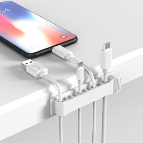 Cord Management, Wire Clips Cable Organizer, Wire Management for Cord Holder, Wire Management Cable Organizer Cord Holder for Home and Office (3 Pack)
