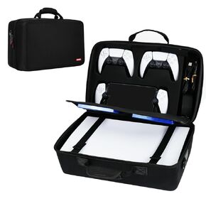 Diocall Hard Carrying Case for PS5 & PS Portal, Protective Travel Bag Hold PlayStation 5 Console , PlayStation Portal, Wireless Controllers and Accessories