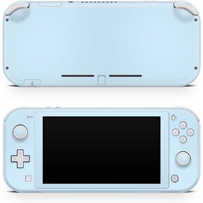 TACKY DESIGN Solid Color Skin Compatible with Nintendo Switch lite Skin,Baby Blue Color Compatible with Switch lite Cover Vinyl 3m Decal Cute Full wrap Compatible with Switch lite Sticker