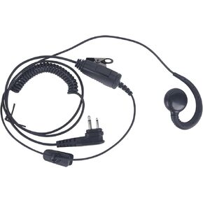 C Swivel Earpiece for Motorola HKLN4604 HKLN4604A HKLN4604B HKLN6423 with PTT Mic Replaces Headset RLN6423