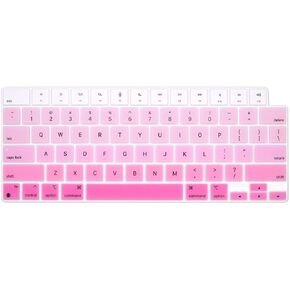 Pink Keyboard Cover for 2023 MacBook Air 13.6" 15.3" A2681 A2941/Macbook Pro 14" 16" A2779 A2780 A2442 A2991 A2992 A2485 Keyboard Protector (Pink) in Kuwait