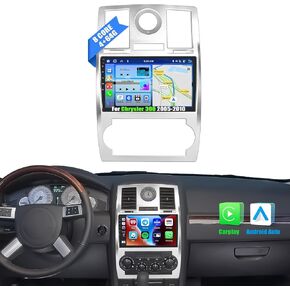 [8 Core 4G+64G] Android 13 Car Stereo for Chrysler 300 2005-2010 with WiFi,GPS Navigation,Bluetooth,FM/RDS,SWC+Backup Camera Wireless Apple Carplay Android Auto,9'' Touchscreen Chrysler Car Radio in Saudi Arabia