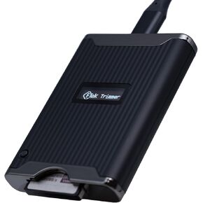 CFTek Trimmer CFexpress Type B Memory Card Reader, Display Memory Card Status USB 3.2 Gen 2x2 20Gbps,USB Type-C, USB Type-A Cable Included