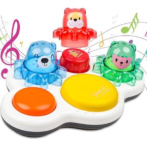 Toddler Gears Toys with Lights & Sounds Montessori Toys for 1 2 3 4 5 Year Old Interactive Baby Toys 6-12-18 Months Early Learning Toys 1 + Year Old Boy Girl Birthday Gift