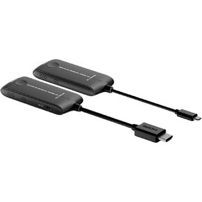 موسع HDMI لاسلكي 4k@60 هرتز من النوع C يصل إلى 20 مترًا (WJEXT25-2)، تصميم مضغوط، نطاقات تردد لاسلكية 5G، تبديل القنوات وإقران SSID
