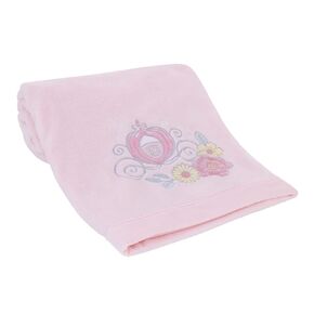 Disney Ariel Watercolor Wishes Pink, Lavender, Aqua, and Orange, One of a Kind Ombre Sherpa Super Soft Baby Blanket