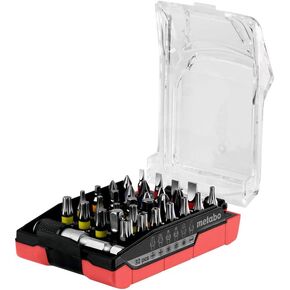 metabo 626696000 Battery Bit Box Set, 32 Piece