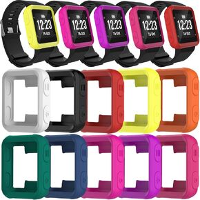 Covers Compatible with Garmin Forerunner 35 Watch, Silicone Protector Case Replacement for Forerunner 35 Approach S20 Watch Accessories (Multicolors)