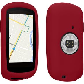 kwmobile Case Compatible with Garmin Edge 1040/1040 Solar - Case Soft Silicone Bike GPS Protective Cover - Summer Orange
