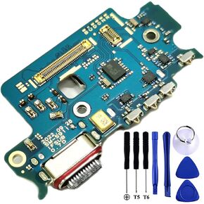 Galaxy S23 USB Charging Port Flex Cable Replacement SM-S911U Type C Charger Dock Board Flex Cable Connector for Samsung S23 S911U1 Port Flex Cable Repair Part with Tools (SM-S911U) (SM-S911U)
