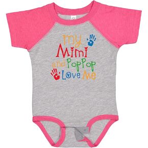 بدلة الأطفال Inktastic Mimi and PopPop Love Me Baby in Kuwait