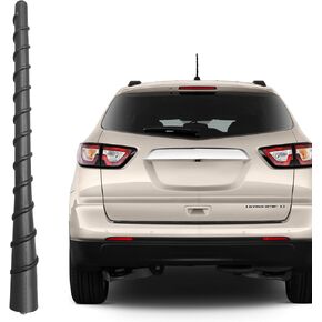 7 Inch Antenna for Chevy Traverse (2009-2015) Chevy Traverse Antenna, Flexible Rubber Antenna Replacement Mast for Chevy Traverse 2009 2010 2011 2012 2013 2014 2015, Black