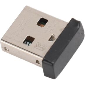 Replacement USB Receiver for Logitech M590 M720 M570 for K230 K270 K375S K400PLUS K780, 2.4 GHz Technology, Plug and Play Mouse Keyboard Receiver Adapter