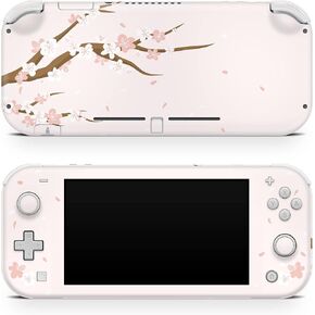 TACKY DESIGN Japanese Cherry Blossom skin Compatible with Nintendo switch lite Skin, Beige Color Compatible with switch lite cover Vinyl 3m decal Cute Full wrap Compatible with switch lite accessories