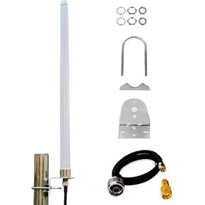 SIGNALPLUS 2.4G 5.8G Dual Band Omni-Directional High Gain Outdoor WiFi Antenna 2.4/5.8 GHz IEEE 802.11a/b/g and 802.11ac Applications
