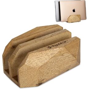Wooden Ergonomic Laptop Stand – Laptop Holder for MacBook and Other Laptops | Wooden Office Desk (Indian Rosewood)