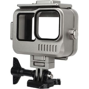 40M Waterproof Case for Gopro 9 10 11, Ultra Light Aluminum Alloy & Tempered Glass Lock Design Waterproof Protective Housing for Gopro 9 10 11