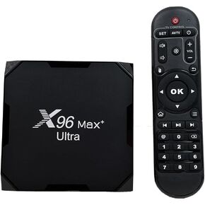 4GB 64GB X96 Max Plus Ultra TV Box Android 11 Amlogic S905X4 2.4G/5GHz Dual WiFi BT4.0 USB3.0 Support AV1 H.265 8K 24fps 4K 60fps HDR Set Top Box