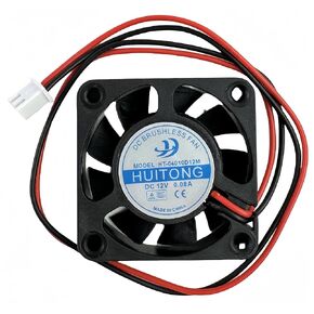 for HT-04010D12M DC12V 0.08A 40×40×10mm Silent Cooling Fan, 2-Wire 4cm DC BRUSHLESS Cooling Fan HT-04010D12M