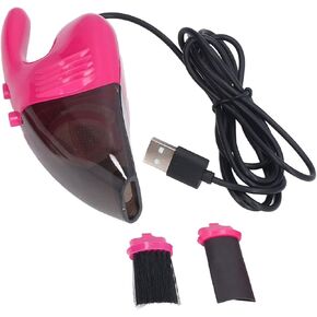 مكنسة لوحة المفاتيح HEEPDD، مكنسة كهربائية محمولة USB للغبار، مكنسة كهربائية صغيرة شفط قوية لسطح المكتب ودرج لوحة المفاتيح والسيارة الداخلية والشقوق الأخرى()