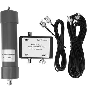 Antenna, 10 kHz - 30 MHz Mini Whip Active Antenna with Portable Cable for Radio Communication 9V - 15V, Vehicle Audio Video Antennas