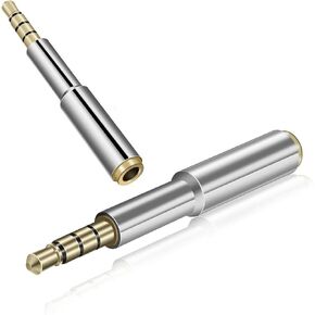 Auxiliary Audio Cable, Stylish, Durable, Gold-Plated Connectors, Compatible with iPhone, iPad, Samsung, HTC, LG, Nokia, and Most Other Smartphones and Tablets