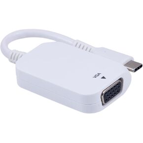 ATIVA® USB-C-to-VGA Adapter, White, 41509