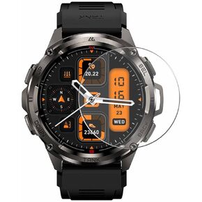 Puccy 3 Pack Tempered Glass Screen Protector, compatible with KOSPET TANK T3 Ultra smartwatch smart watch Protectors Guard, Transparent
