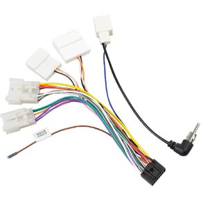 Radio Wire Harness Compatible with Toyota 4Runner Tundra Sequoia Prius Sienna RAV4 Tacoma Camry Corolla Vios Matrix Yaris Car Stereo Wiring Connector Adapter Kit