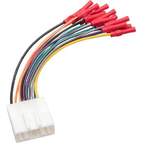 RED WOLF 20 Pin Stereo Wiring Harness w/Connector Butt 2007-2013 Nissan Infiniti Murano Altima Aftermarket Radio CD Player Receiver Wire Cable Adapter