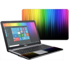 MightySkins Skin Compatible with Asus VivoBook X540SA X540LA 15.6" wrap Cover Sticker Skins Rainbow Streaks
