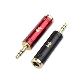 Cable Matters 2-Pack 3.5mm to 1/4 Adapter, 1/4 to 3.5mm Adapter (1/8 to 1/4 Microphone Adapter Jack, 6.35mm to 3.5mm Headphone Adapter)