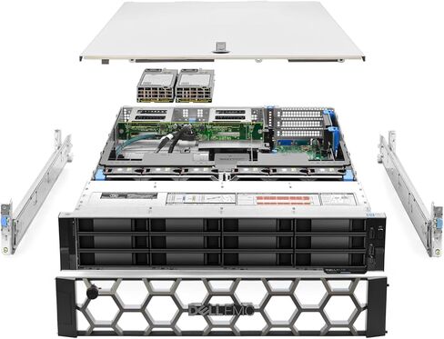 خادم Dell PowerEdge R740xd 2.70 جيجا هرتز 36 نواة 192 جيجا بايت 2X 960 جيجا بايت SAS SSD 12 جيجا H730P (متجدد) in Saudi Arabia
