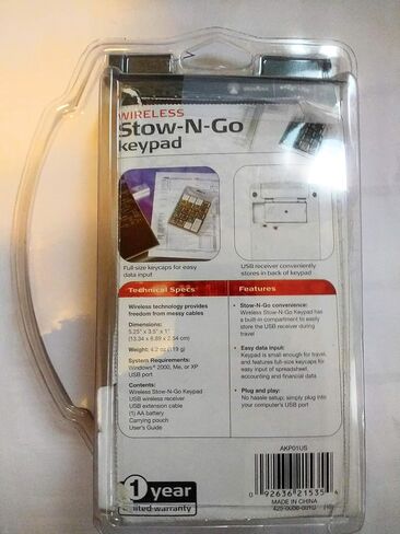 تارجوس AKP01US لوحة مفاتيح لاسلكية Stow-N-Go in Saudi Arabia