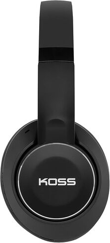 سماعة رأس Koss Active Noise Cancelling اللاسلكية Bluetooth 5.0 فوق الأذن BT740iQZ، عناصر تحكم على اللوحة مع ميكروفون، وقت التحدث/التشغيل لأكثر من 30 ساعة، اتصال متعدد النقاط، أسود in Kuwait