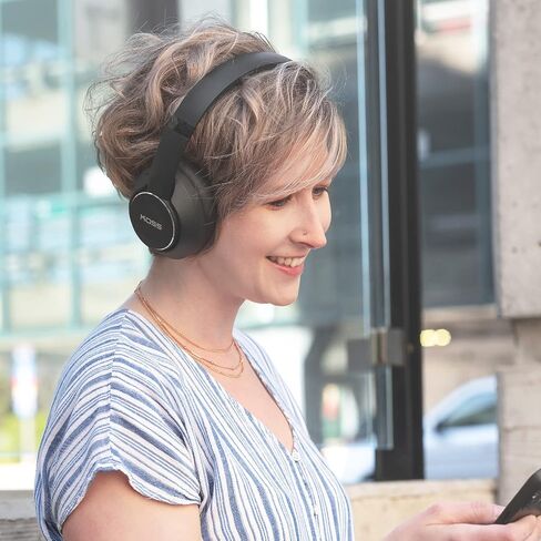 سماعة رأس Koss Active Noise Cancelling اللاسلكية Bluetooth 5.0 فوق الأذن BT740iQZ، عناصر تحكم على اللوحة مع ميكروفون، وقت التحدث/التشغيل لأكثر من 30 ساعة، اتصال متعدد النقاط، أسود in Kuwait