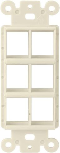 6-Port Keystone Insert Strap, Ivory in Saudi Arabia