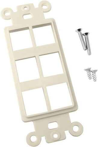6-Port Keystone Insert Strap, Ivory in Saudi Arabia