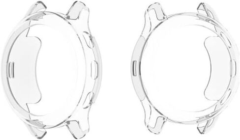 واقي شاشة الساعة (4+1 حزمة) متوافق مع Garmin Venu 2 Plus، طبقة مضادة للخدش عالية الوضوح وتغطية كاملة وحافظة واقية ناعمة من مادة TPU in Kuwait