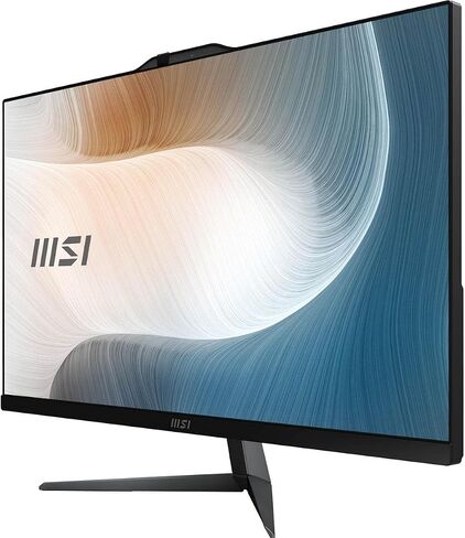 كمبيوتر مكتبي MSI Modern AM272P AIO، شاشة 27 بوصة FHD IPS-Grade LED، Intel Core i5-1240P، ذاكرة 8 جيجا، 512 جيجا SSD، WiFi 6، BT 5.1، أسود، Windows 11 Home (12M-029US) in Saudi Arabia