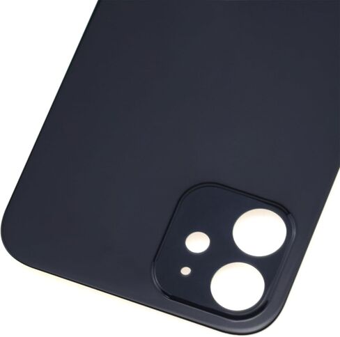 بديل الزجاج الخلفي لهاتف iPhone 12 A2403 A2172 A2402 مع لاصق مقطوع مسبقًا - 6.1 بوصة أسود in Saudi Arabia