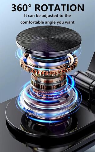 Swivel Phone Stand Tablet Stand for Desk 360 Rotating Pad Stand Foldable Desktop Holder Stand Compatible with iPad Pro/Air/Mini, Galaxy Tab, Phones, Kindle, E-Reader and More Black in Saudi Arabia