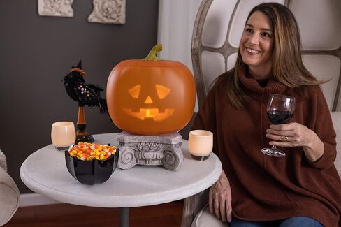 Jabberin 'Jack XL Talking Animated Black Pumpkin مع جهاز عرض مدمج ومكبر صوت Plug'n Play in Saudi Arabia