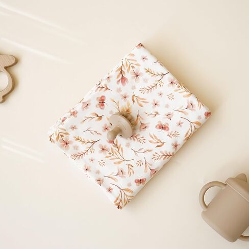 غطاء الرضاعة من كونسي للرضاعة الطبيعية، غطاء للرضاعة الطبيعية بتغطية 360 درجة للنساء، معطف رضاعة أنيق ومريح، مظلة مقعد سيارة متعددة الاستخدام (ربيع وردي) in Kuwait