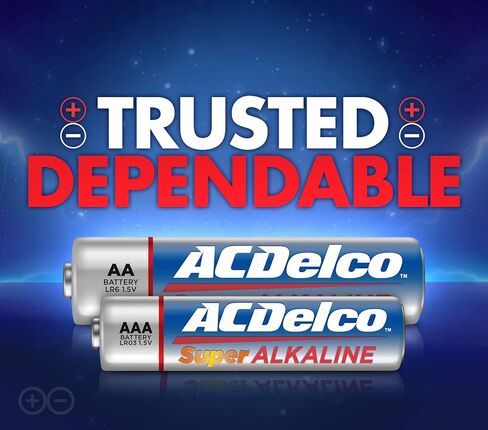 ACDelco AA and AAA 40-Count Combo Pack Super Alkaline Batteries, 20-Count Each, 10-Year Shelf Life in Saudi Arabia
