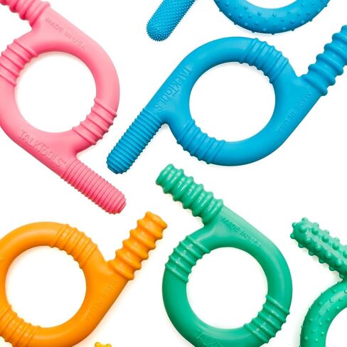 TalkTools Baby Chewy Bumps | Oral Motor Sensory Tool for Kids and Toddlers | Therapy Tools to Improve Chewing and Biting (Bumps (Green)) in Saudi Arabia